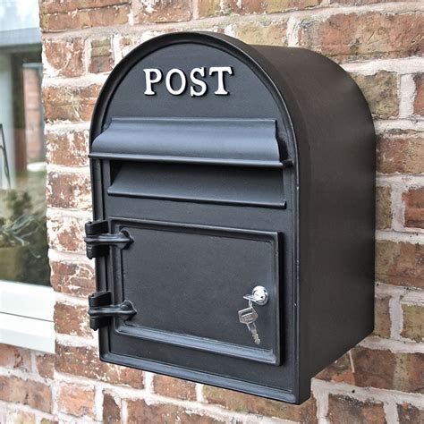 cast metal post boxes|outside post boxes for house.